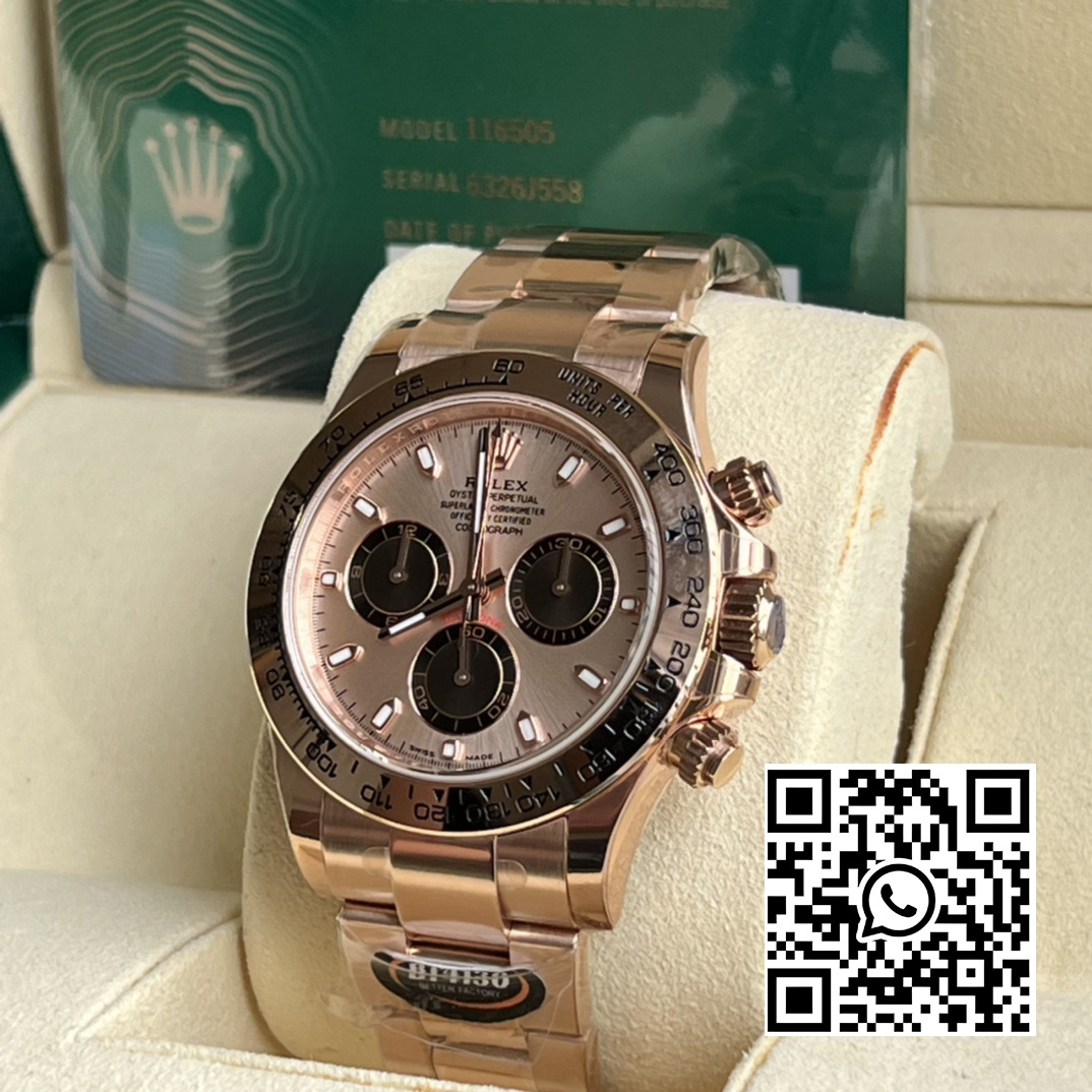 Rolex Daytona 116505 BT Factory 1:1 Best Edition RG Crystal Dial