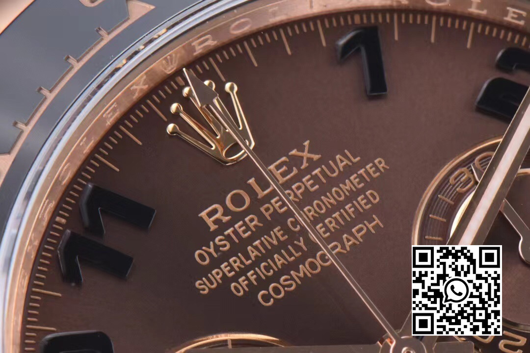 Rolex Daytona 116505 RG Clean Factory 1:1 Best Edition Brown Dial