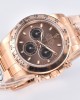 Rolex Daytona 116505 RG Clean Factory 1:1 Best Edition Brown Stick Dial