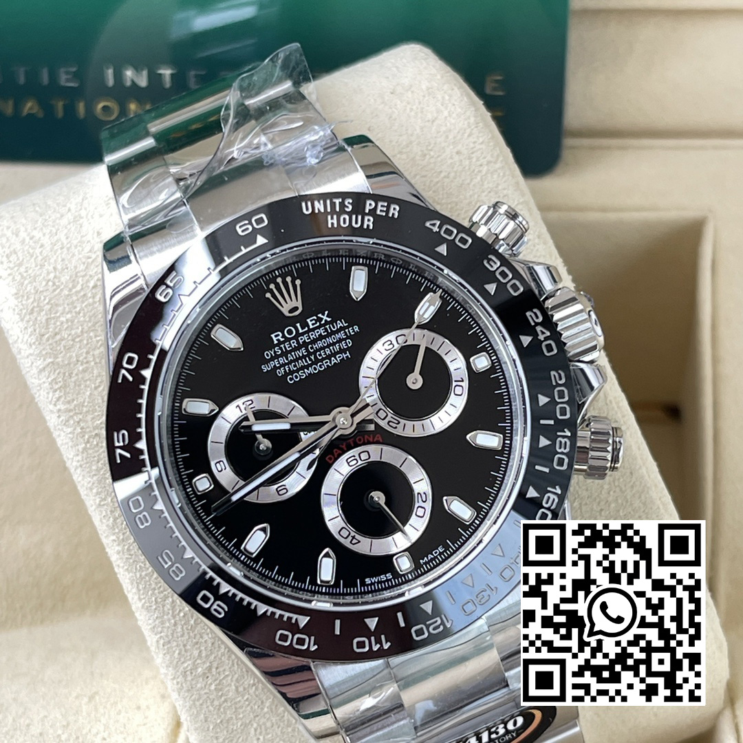 Rolex Daytona 116500 BT Factory 1:1 Best Edition 904L SS Case and Bracelet Black Dial