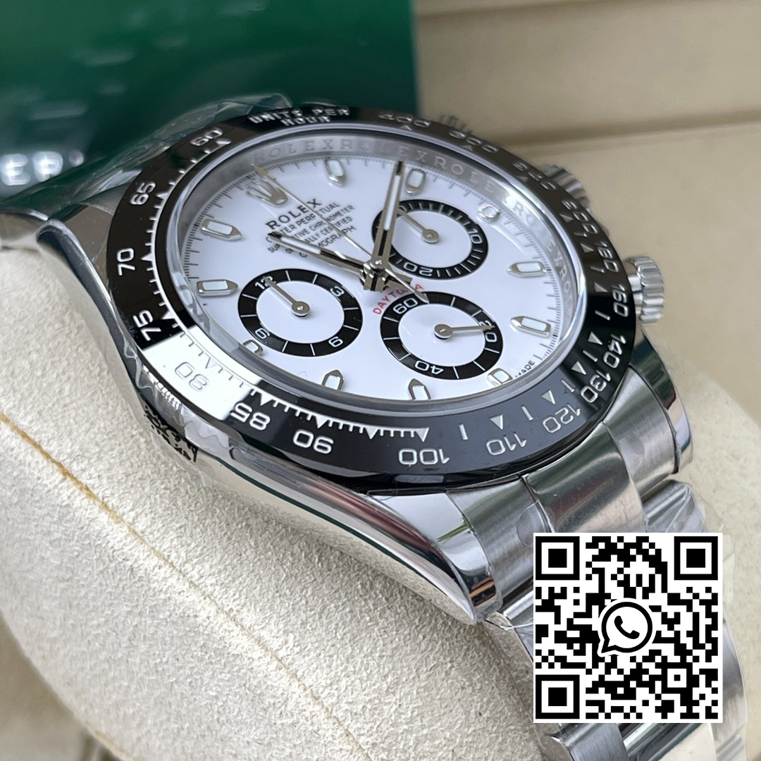 Rolex Daytona 116500 BT Factory 1:1 Best Edition 904L SS Case and Bracelet White Dial