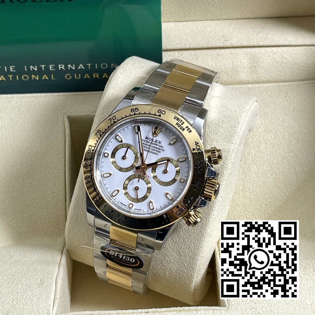 Rolex Daytona 116503 BT Factory 1:1 Best Edition 904L SS Case and Bracelet White Dial