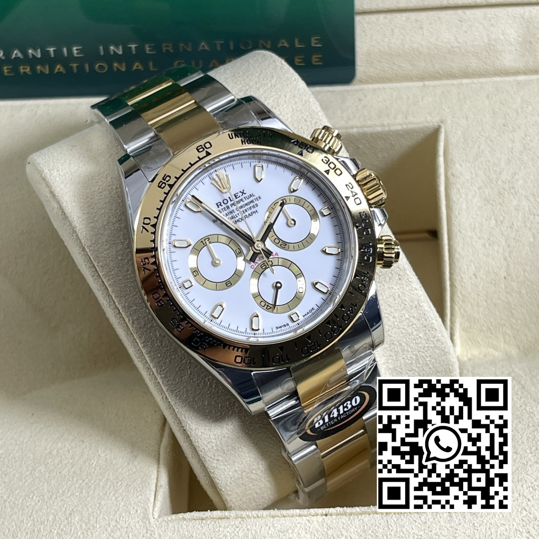 Rolex Daytona 116503 BT Factory 1:1 Best Edition 904L SS Case and Bracelet White Dial