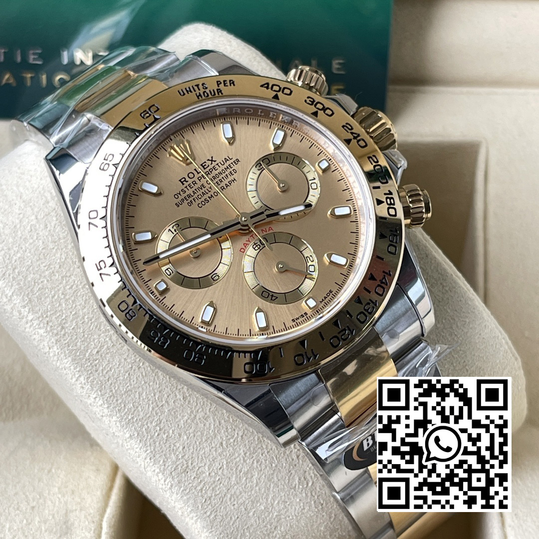 Rolex Daytona 116503 BT Factory 1:1 Best Edition 904L SS Case and Bracelet YG Dial