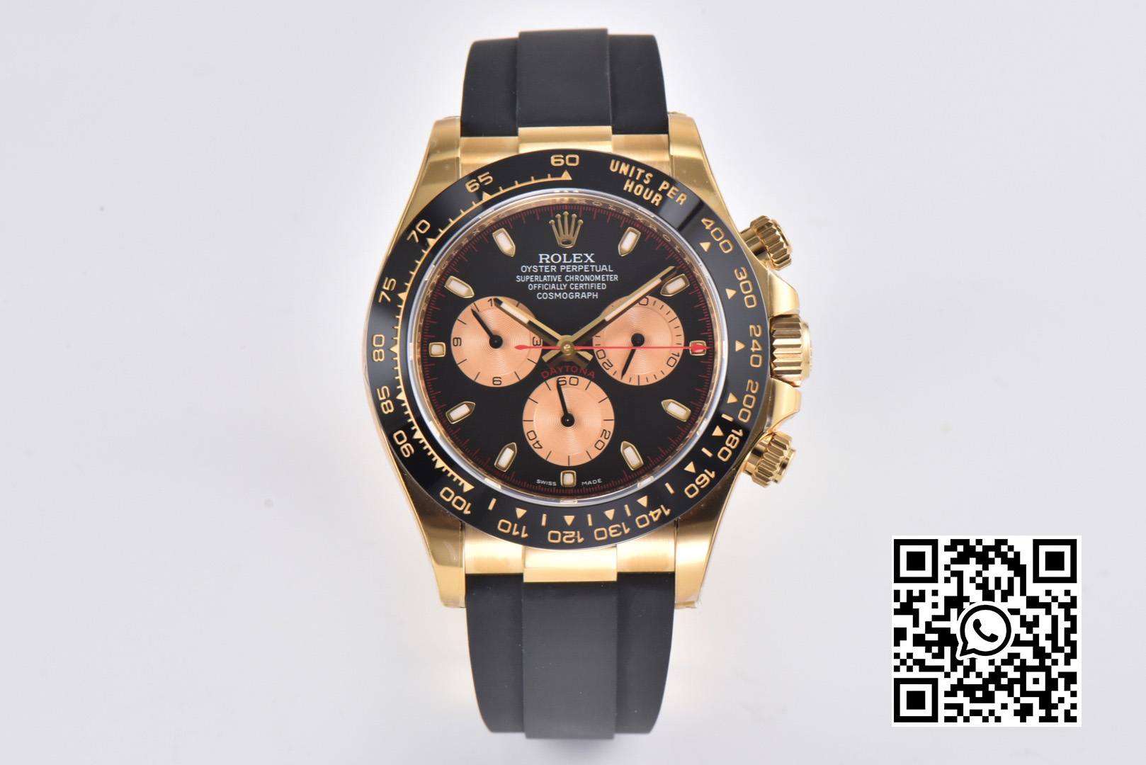 Rolex Daytona 116518 Clean Factory YG 1:1 Best Edition Black/YG Dial