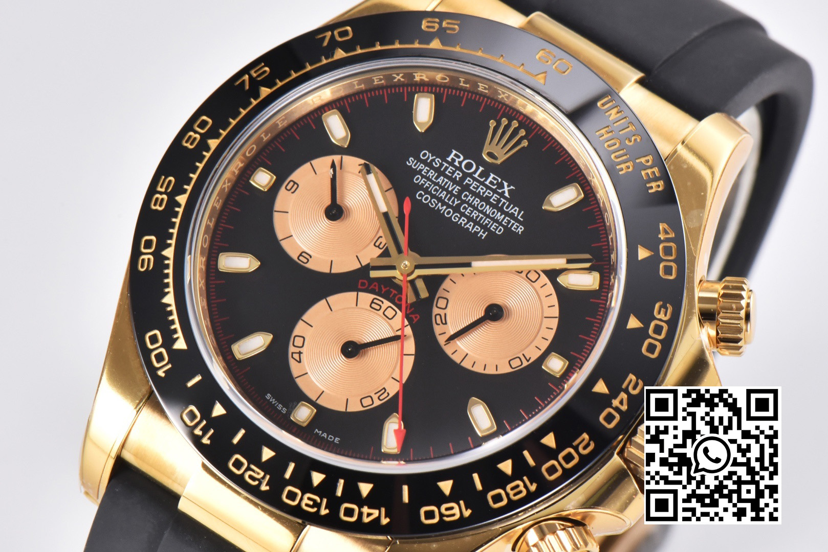 Rolex Daytona 116518 Clean Factory YG 1:1 Best Edition Black/YG Dial