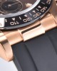 Rolex Daytona 116515 RG Clean Factory 1:1 Best Edition Black Ceramic Bezel Brown Stick Dial