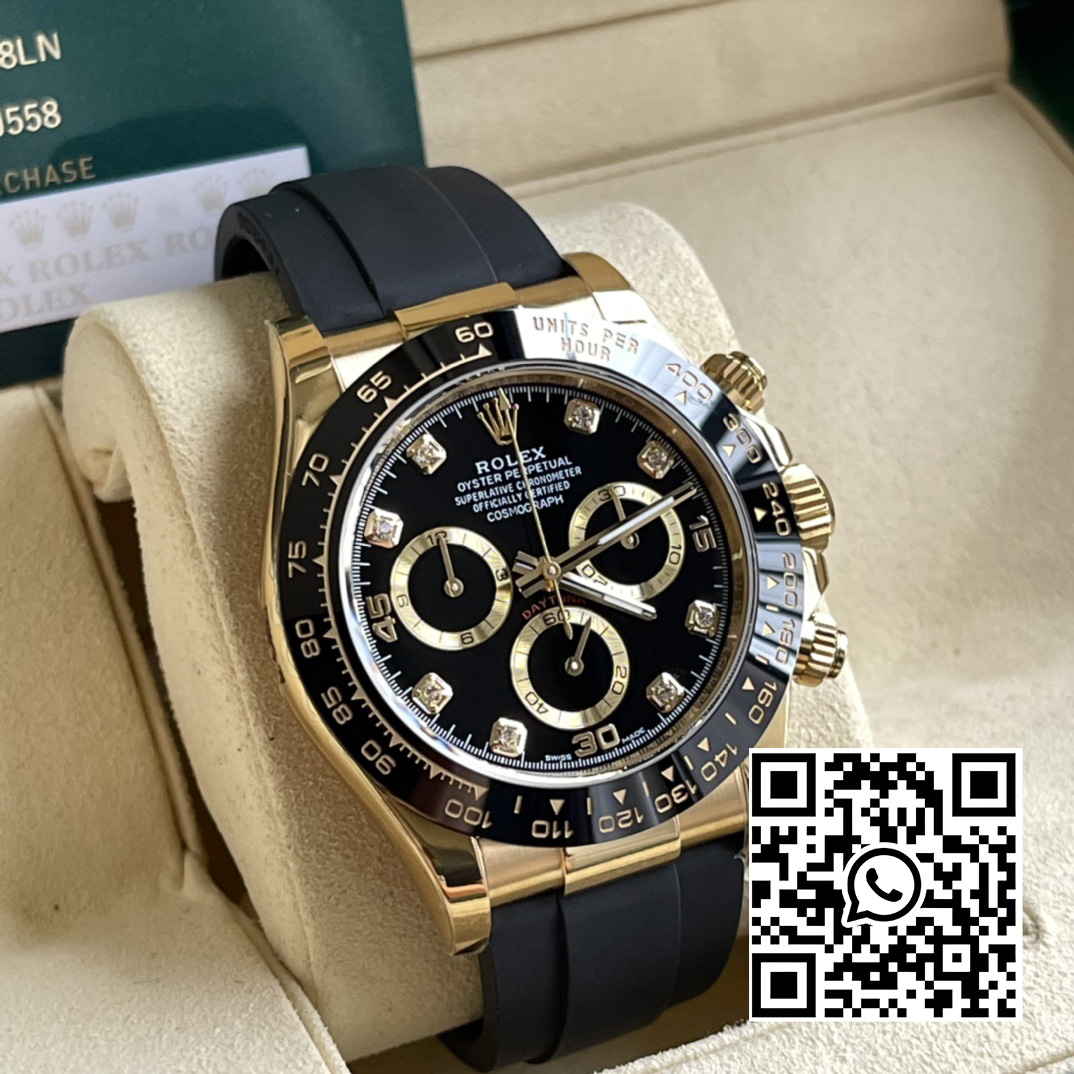 Rolex Daytona 116518 BT Factory 1:1 Best Edition Black Diamonds Dial