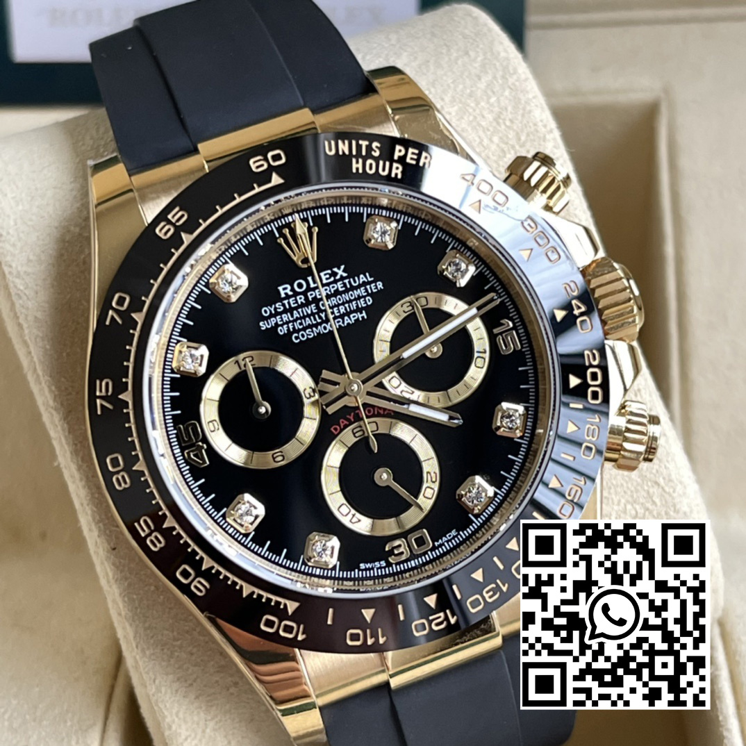 Rolex Daytona 116518 BT Factory 1:1 Best Edition Black Diamonds Dial