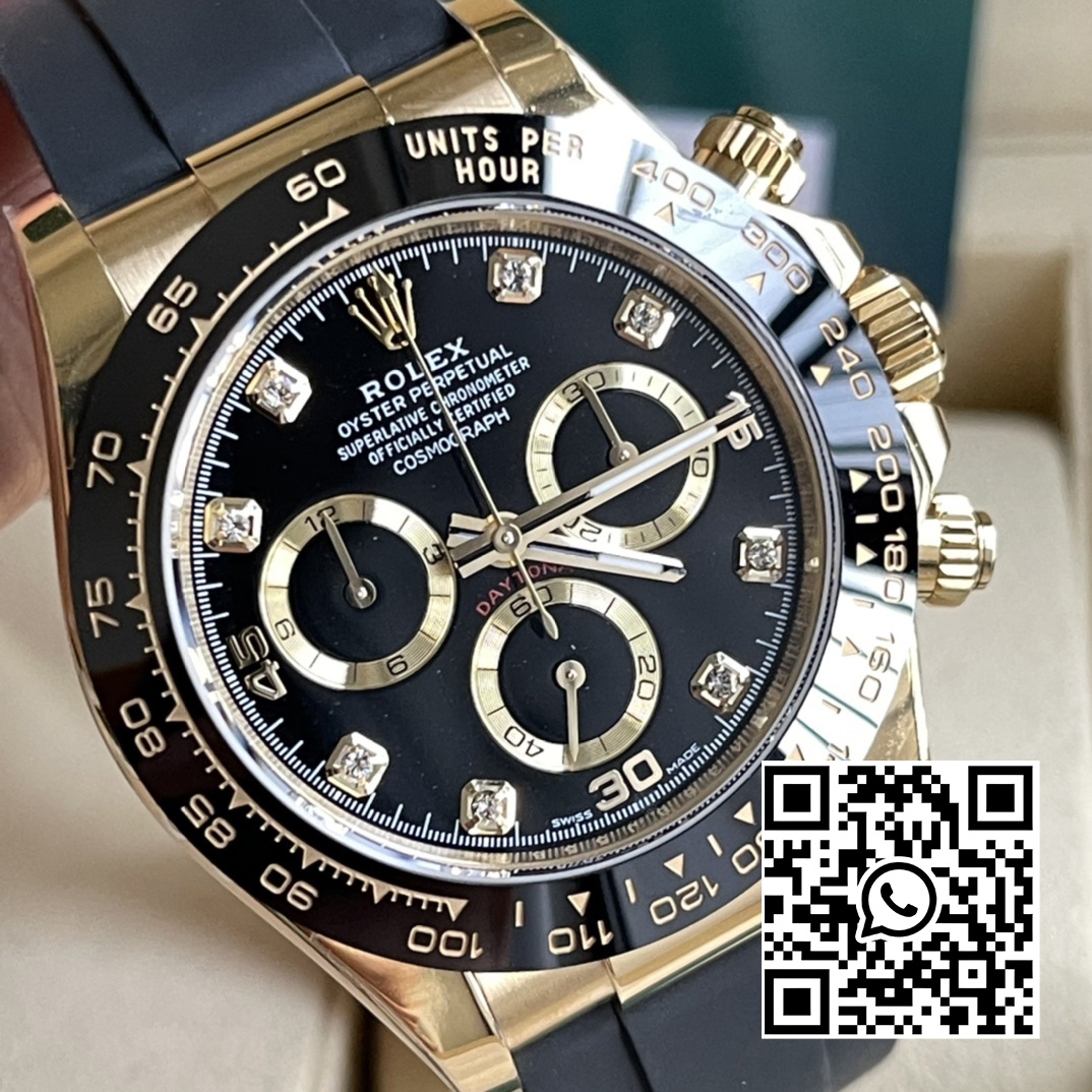 Rolex Daytona 116518 BT Factory 1:1 Best Edition Black Diamonds Dial