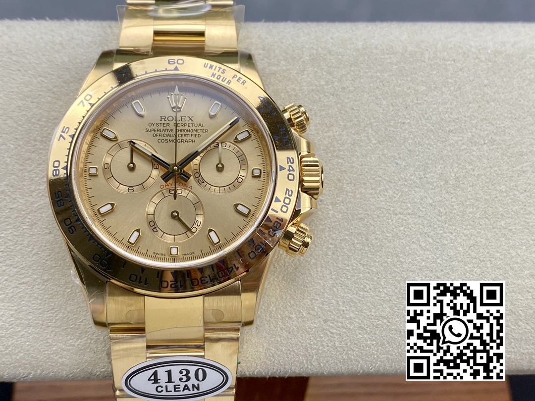 Rolex Daytona 116508 YG Clean Factory 1:1 Best Edition YG Stick Dial