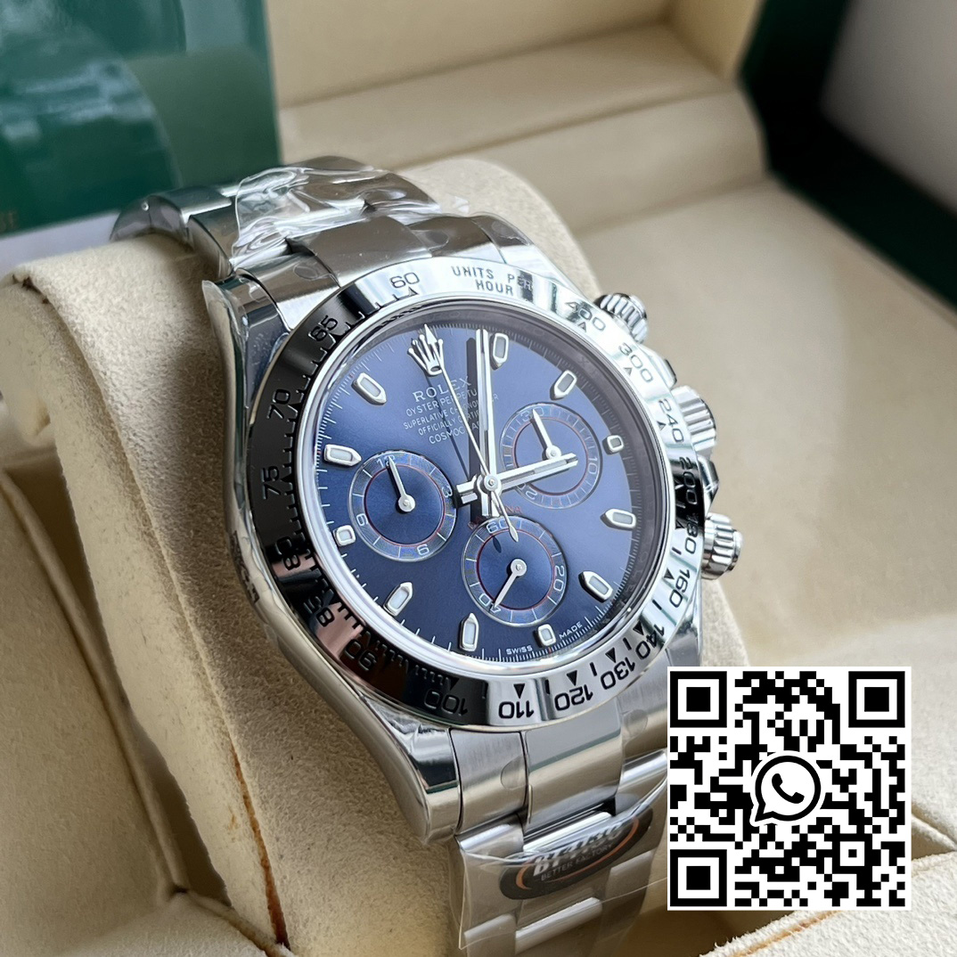 Rolex Daytona 116509 BT Factory 1:1 Best Edition 904L SS Case and Bracelet Blue Dial