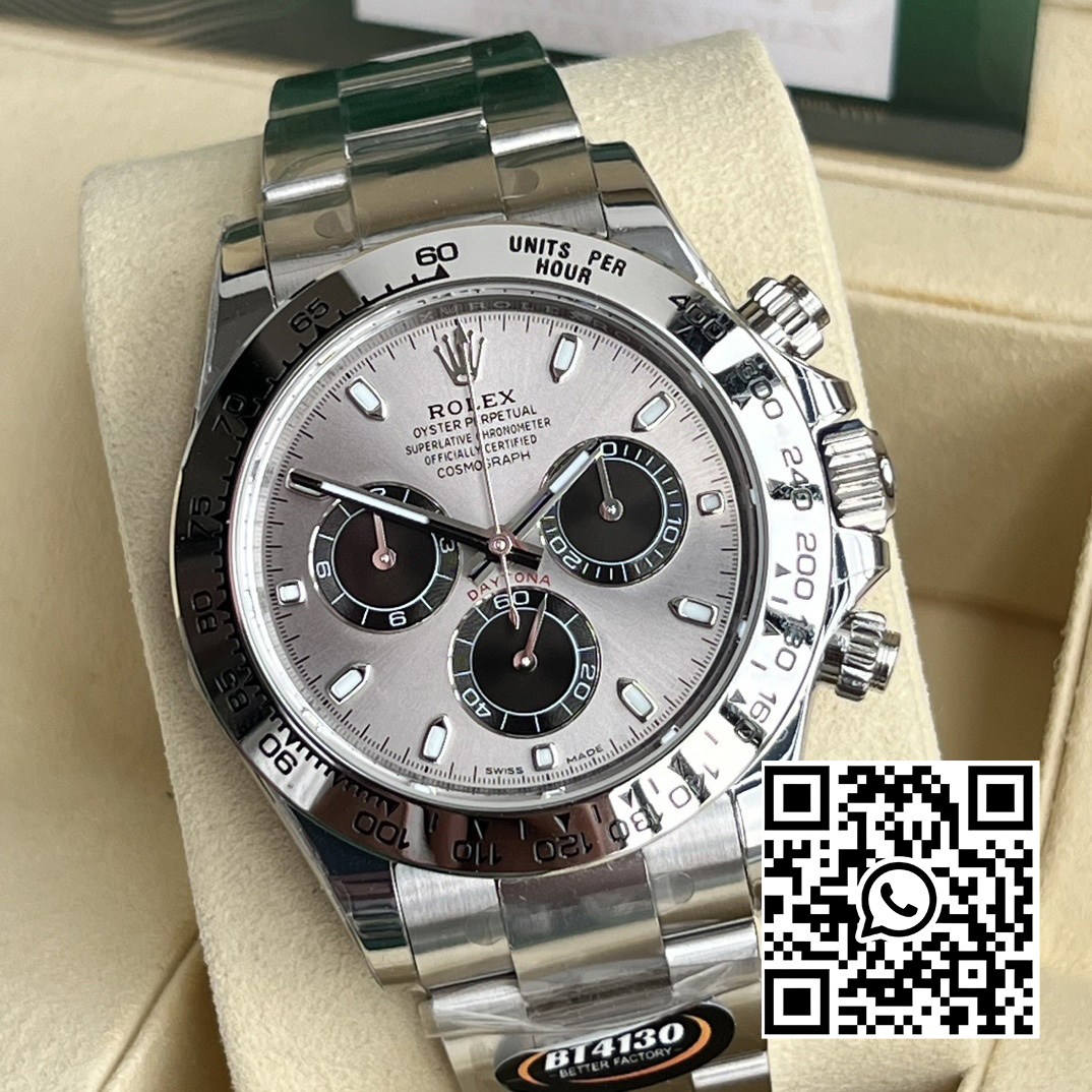 Rolex Daytona 116509 BT Factory 1:1 Best Edition 904L SS Case and Bracelet Gray Dial