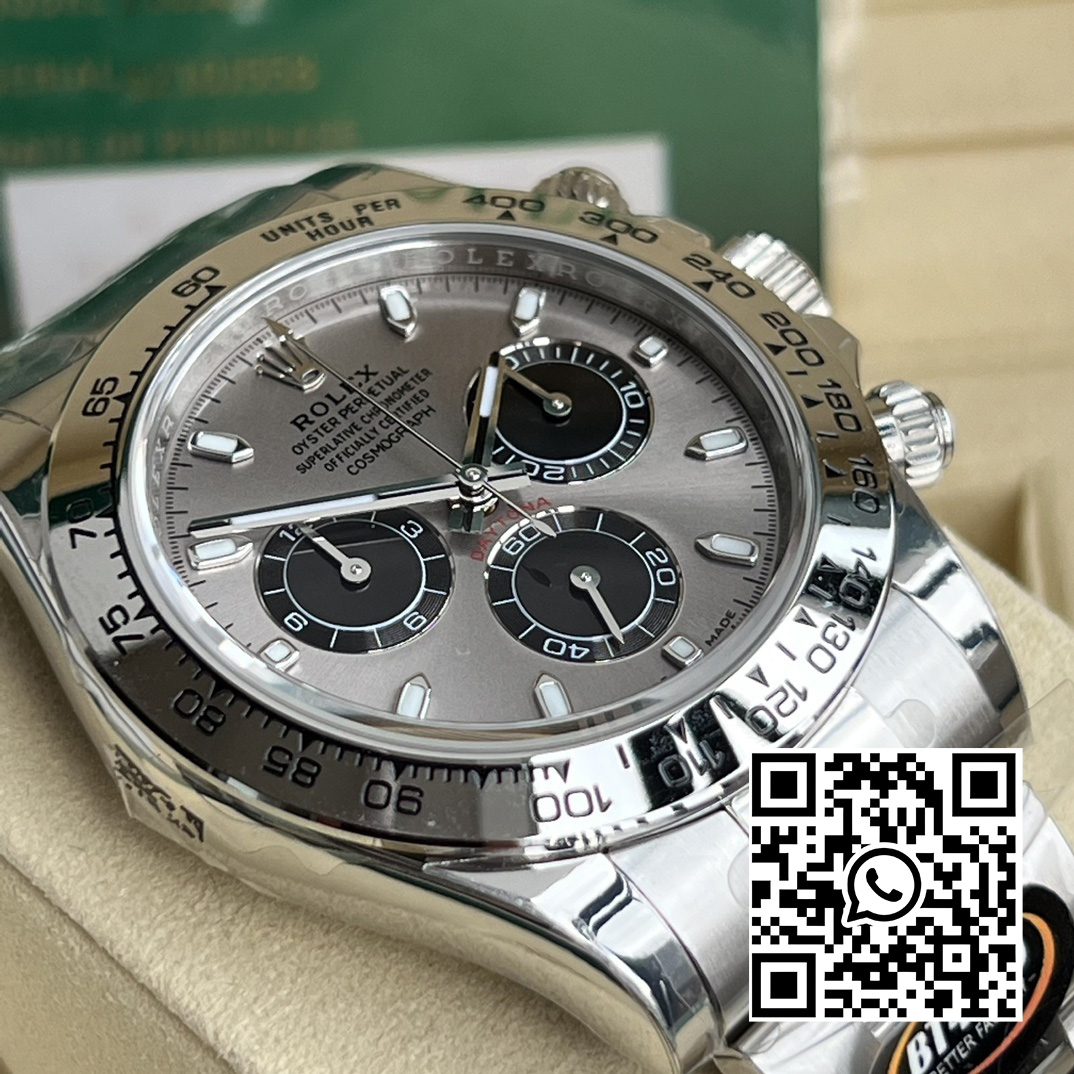 Rolex Daytona 116509 BT Factory 1:1 Best Edition 904L SS Case and Bracelet Gray Dial