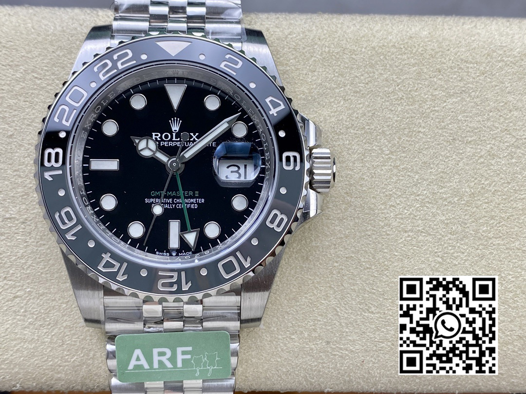 Rolex GMT-Master II 126710 GRNR 904L Steel ARF Factory 1:1 Best Editio SH3285 CHS