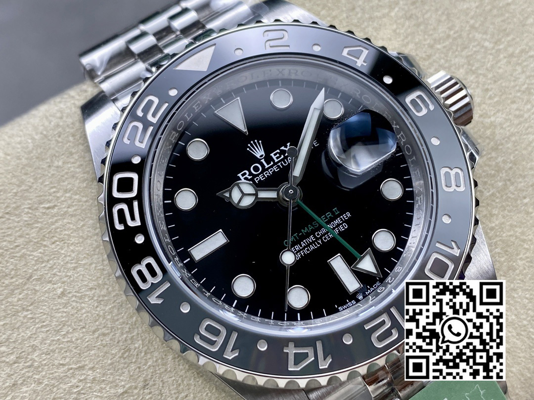 Rolex GMT-Master II 126710 GRNR 904L Steel ARF Factory 1:1 Best Editio SH3285 CHS