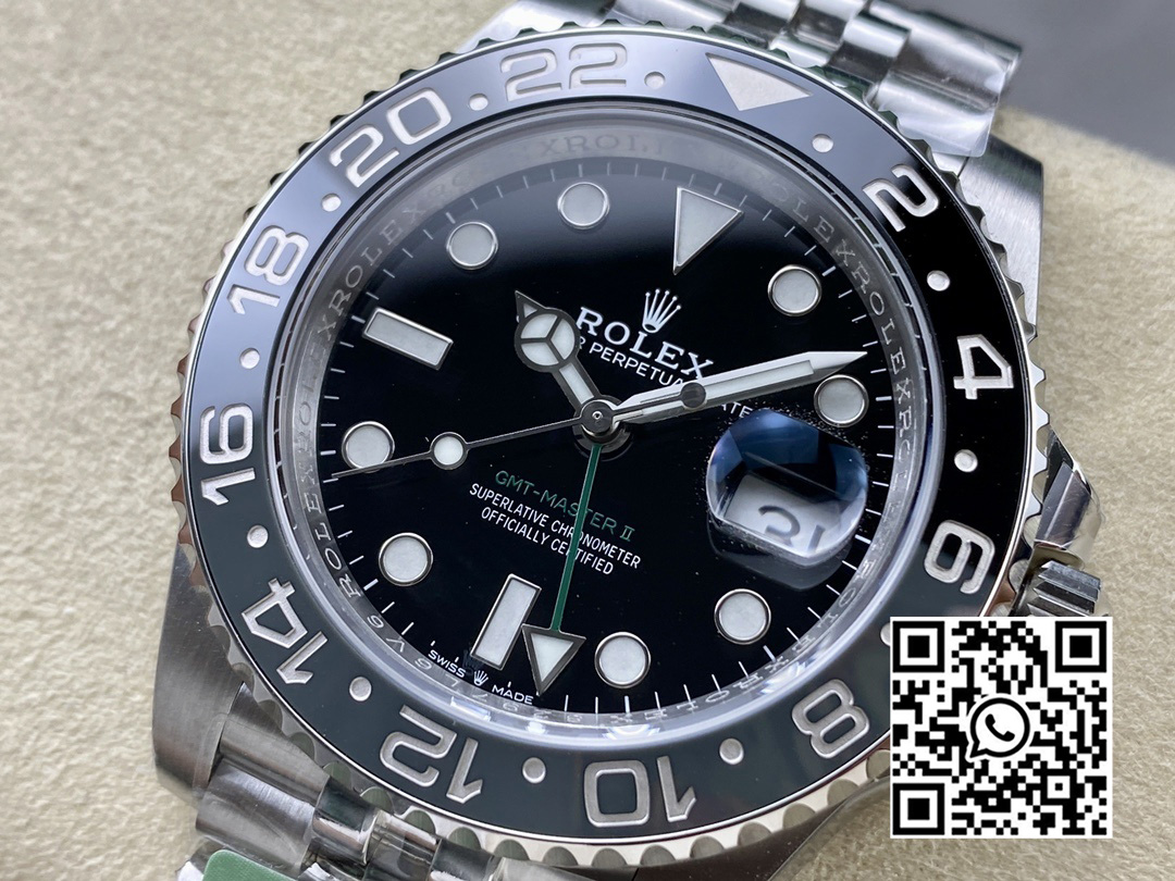 Rolex GMT-Master II 126710 GRNR 904L Steel ARF Factory 1:1 Best Editio SH3285 CHS