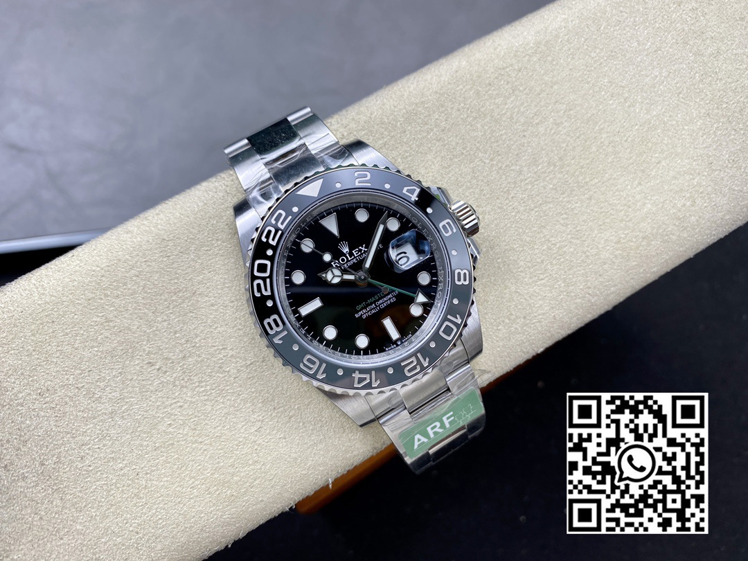 Rolex GMT-Master II 126710 GRNR Black/Gray Ceramic 904L Steel ARF Factory 1:1 Best Edition SH3285 CHS