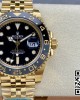 Rolex GMT Master II 126718 YG Clean Factory 1:1 Best Edition Black Dial