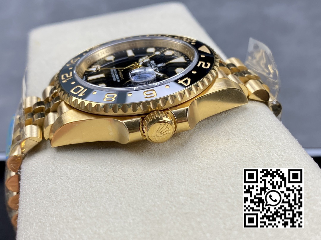 Rolex GMT Master II 126718 YG Clean Factory 1:1 Best Edition Black Dial