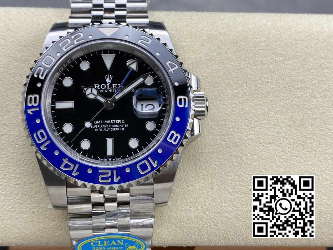 Rolex GMT-Master II 126710 BLNR 904L Steel Clean Factory 1:1 Best Edition on Jubilee Bracelet DD3285