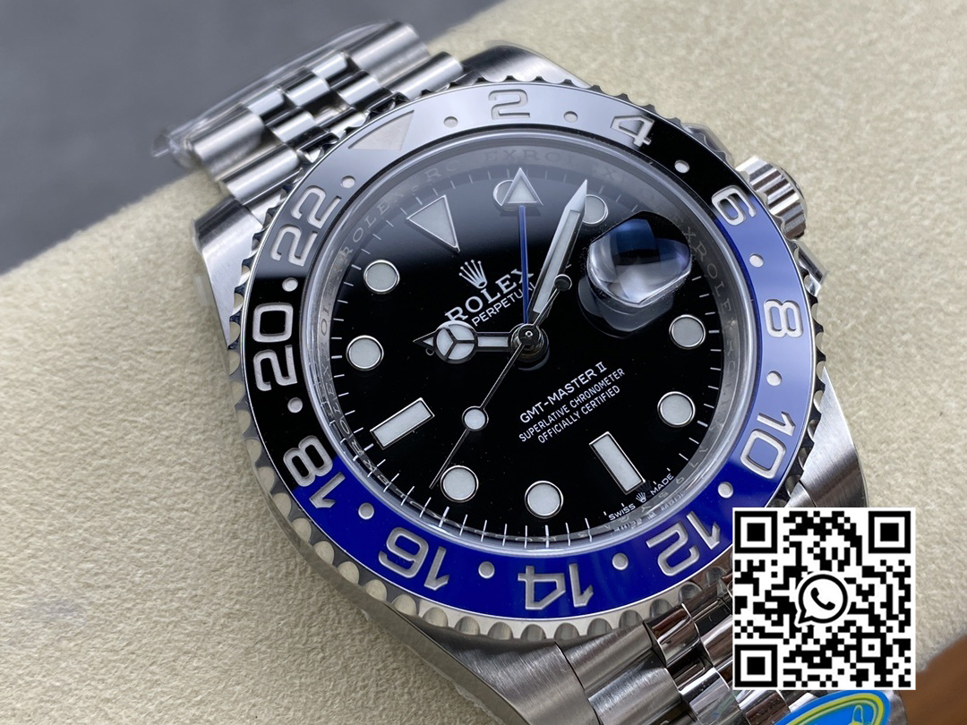 Rolex GMT-Master II 126710 BLNR 904L Steel Clean Factory 1:1 Best Edition on Jubilee Bracelet DD3285