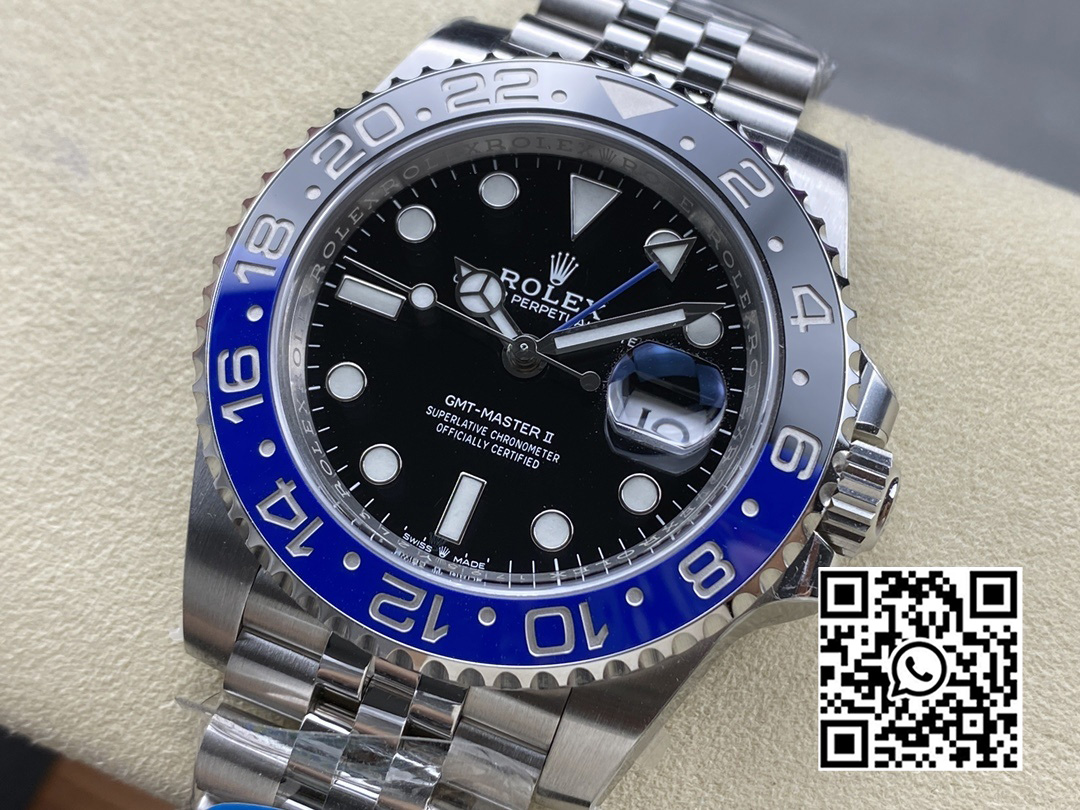 Rolex GMT-Master II 126710 BLNR 904L Steel Clean Factory 1:1 Best Edition on Jubilee Bracelet DD3285