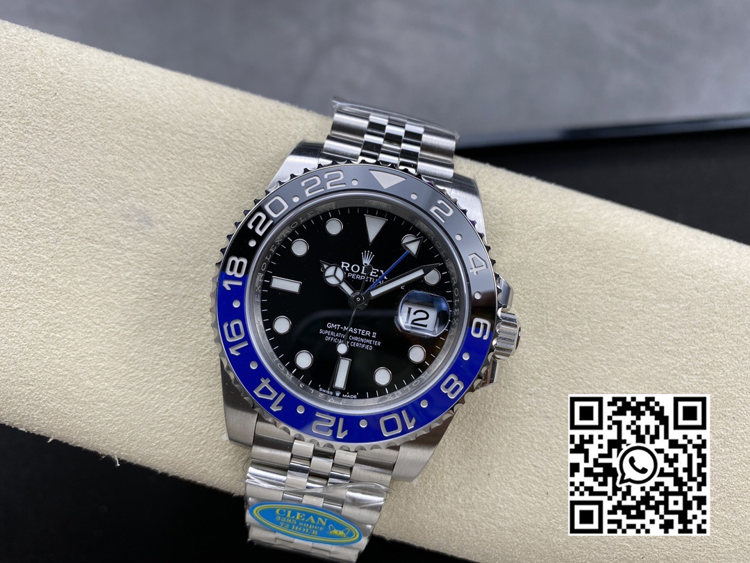 Rolex GMT-Master II 126710 BLNR 904L Steel Clean Factory 1:1 Best Edition on Jubilee Bracelet DD3285