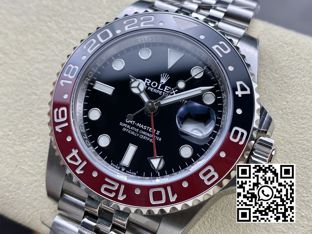 Rolex GMT-Master II 126710 BLRO Blue/Red Ceramic 904L ARF Factory 1:1 Best Edition SH3285 CHS V3