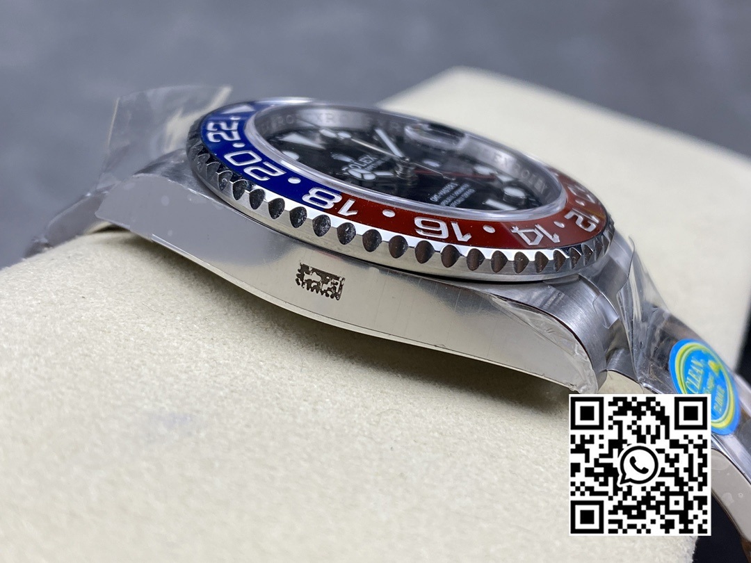 Rolex GMT-Master II 126710 BLRO Red/Blue Ceramic 904L Steel Clean Factory 1:1 Best Edition DD3285