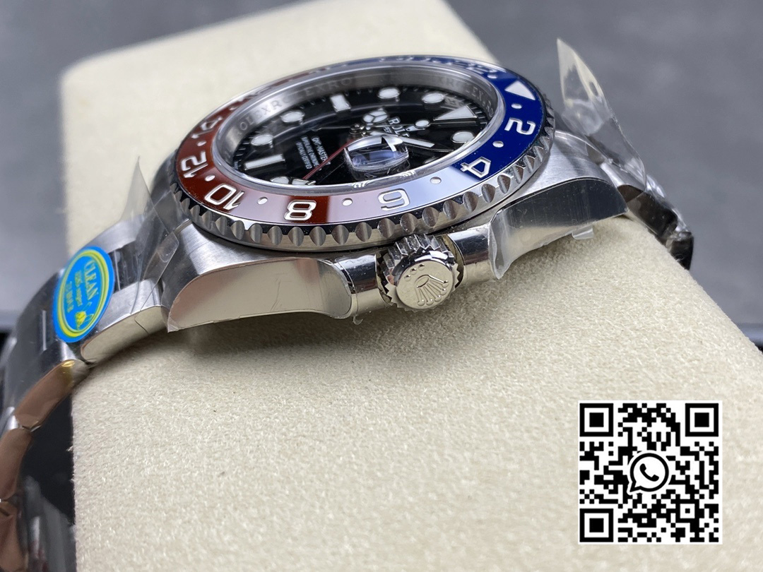 Rolex GMT-Master II 126710 BLRO Red/Blue Ceramic 904L Steel Clean Factory 1:1 Best Edition DD3285