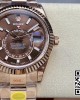 Rolex Skydweller 336935 RG Noob Factory 1:1 Best Edition Brown Dial