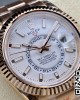 Rolex Skydweller 336935 RG Noob Factory 1:1 Best Edition White Dial