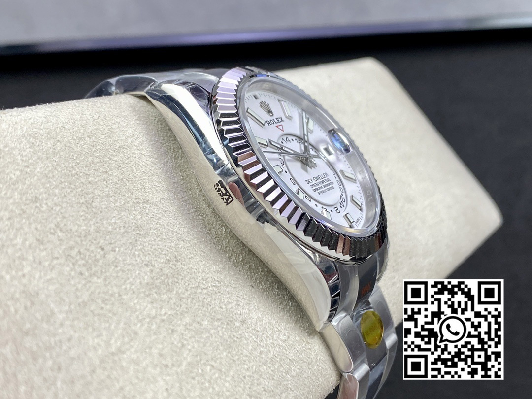 Rolex Skydweller 326934 SS Noob Factory 1:1 Best Edition White Dial