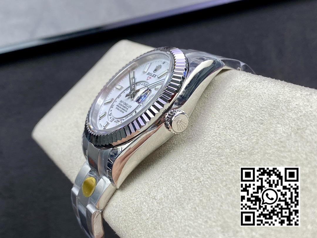 Rolex Skydweller 326934 SS Noob Factory 1:1 Best Edition White Dial