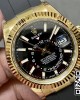 Rolex Skydweller 336238 YG Noob Factory 1:1 Best Edition Black Dial