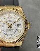 Rolex Skydweller 336238 YG Noob Factory 1:1 Best Edition White Dial