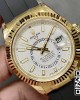 Rolex Skydweller 336238 YG Noob Factory 1:1 Best Edition White Dial