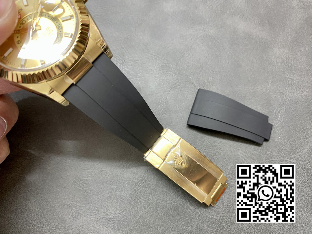 Rolex Skydweller 336238 YG Noob Factory 1:1 Best Edition YG Dial