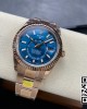 Rolex Skydweller 336935 RG Noob Factory 1:1 Best Edition Blue Dial