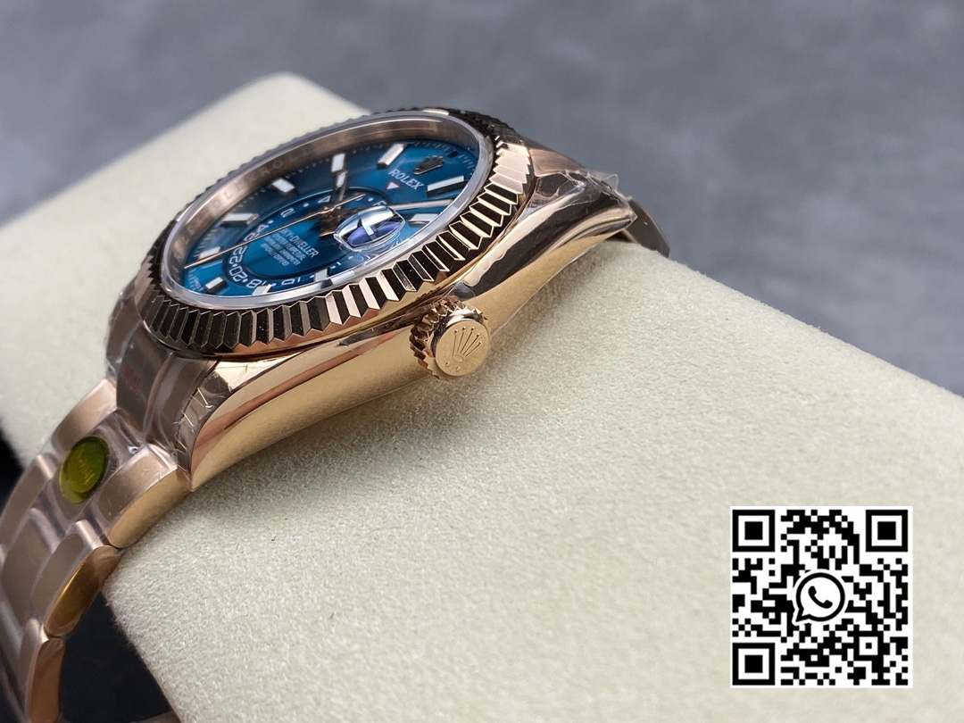 Rolex Skydweller 336935 RG Noob Factory 1:1 Best Edition Blue Dial