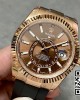 Rolex Skydweller 326235 RG Noob Factory 1:1 Best Edition Brown Dial