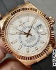 Rolex Skydweller 326235 RG Noob Factory 1:1 Best Edition White Dial