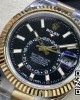 Rolex Skydweller 326933 SS/YG Noob Factory 1:1 Best Edition Black Dial