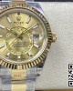 Rolex Skydweller 326933 SS/YG Noob Factory 1:1 Best Edition YG Dial