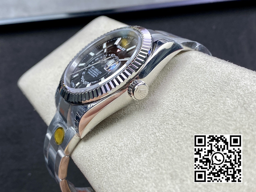 Rolex Skydweller 326934 SS Noob Factory 1:1 Best Edition Black Dial