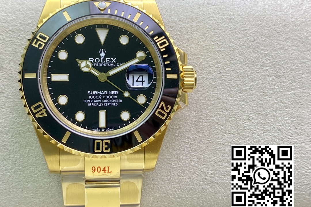 Rolex Submariner 41mm 126618 LN Full Gold 904L Steel VS Factory 1:1 Best Edition VS3235