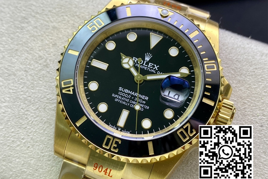 Rolex Submariner 41mm 126618 LN Full Gold 904L Steel VS Factory 1:1 Best Edition VS3235