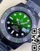 Rolex Submariner DIW “Parakeet” DLC VS Factory 1:1 Best Edition Black/Green Dial