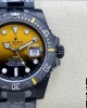 Rolex Submariner DIW DLC VS Factory 1:1 Best Edition Black/Yellow Dial